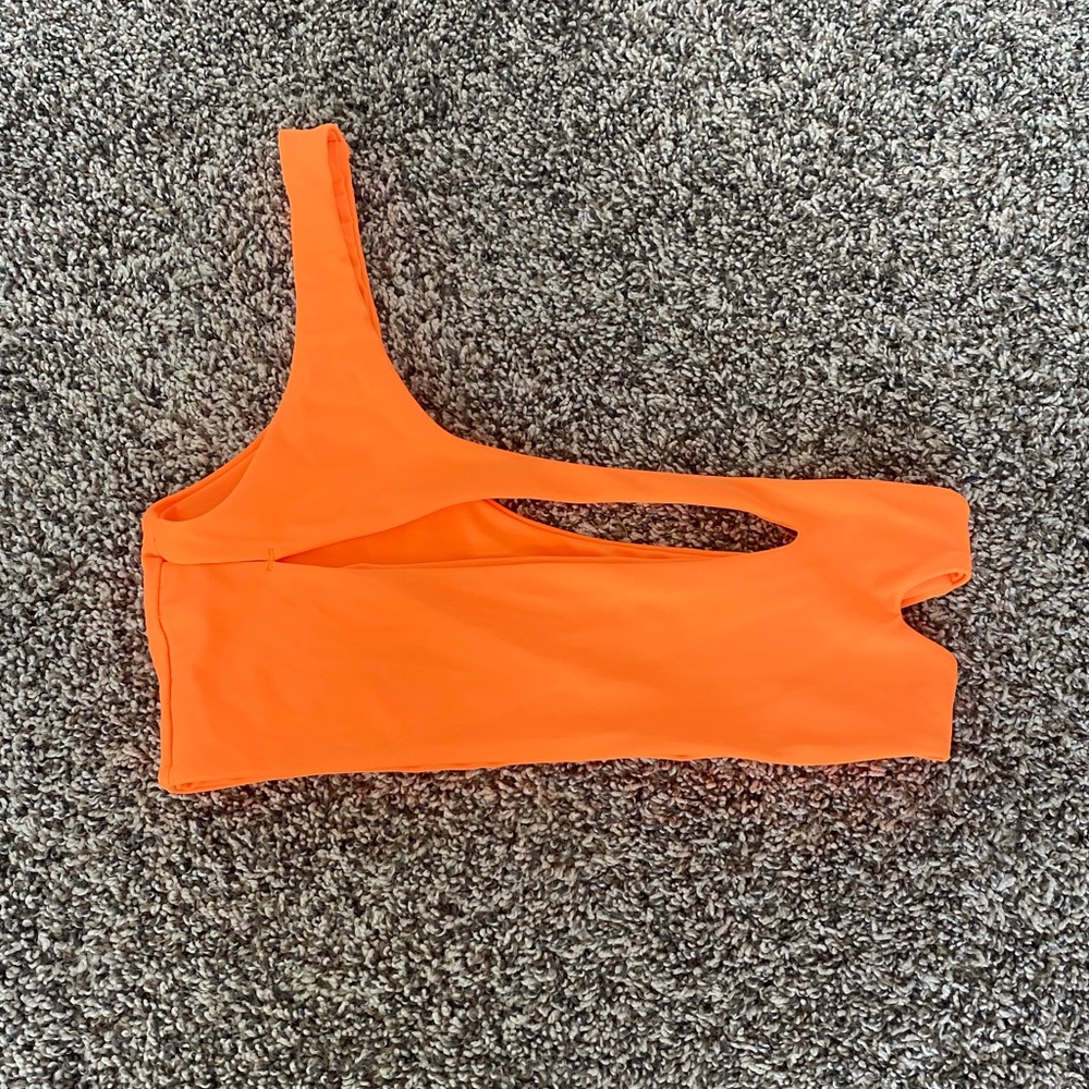SHEIN neon Orange Cutout Bikini